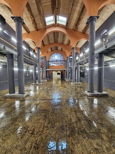 Première couche de la barrière époxy